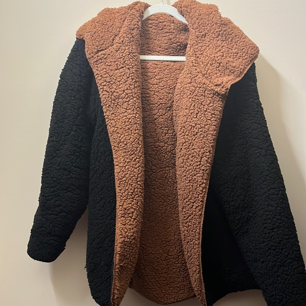 Urban Outfitters oversized teddy jacket